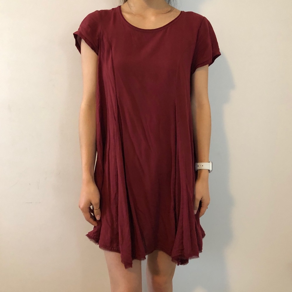 Urban Outfitters Burgundy Dress